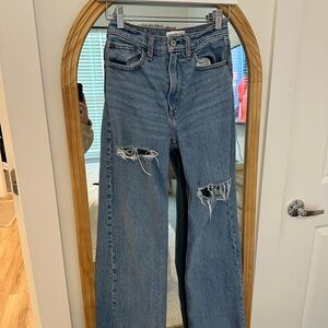 Levi's Distressed Blue Jeans